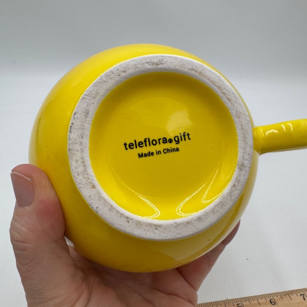 Teleflora Smile Smiley Face Mug Cup Coffee Tea Large Happy Face Vintage. 20 Oz B - Picture 4 of 8